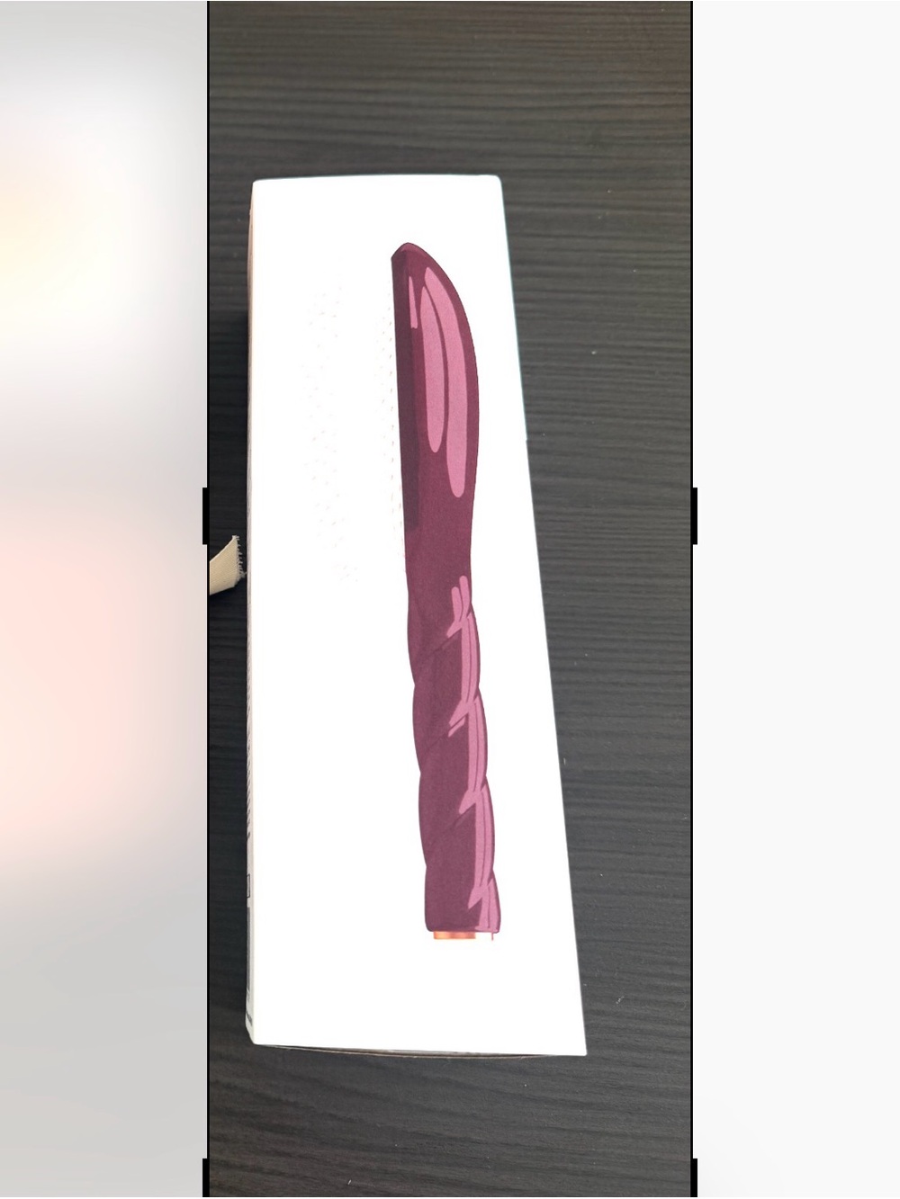 La Bonne Brosse detangling hair brush shown in a striking cherry red shade